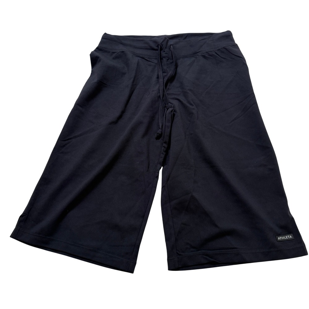 Athleta All That‎ Knee Length Capri Women XS Black Athletic Drawstring 15150 NWT
